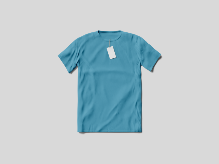 Download Free T-Shirt With Tag Mockup 2