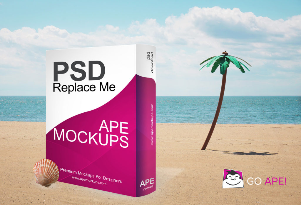 Download 3D Packaging Box Mockup | Free Mockups, Best Free PSD Mockups - ApeMockups