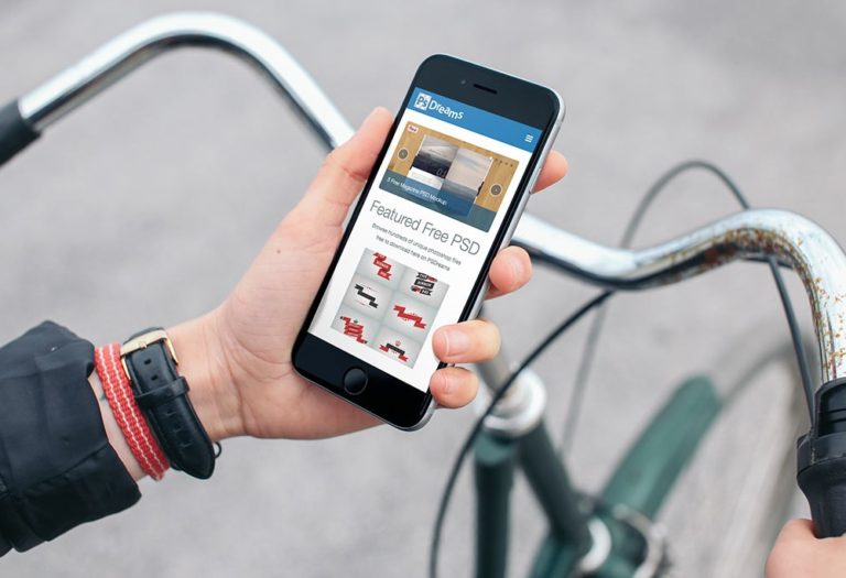 Download iPhone on Bike Mockup | Free Mockups, Best Free PSD Mockups - ApeMockups