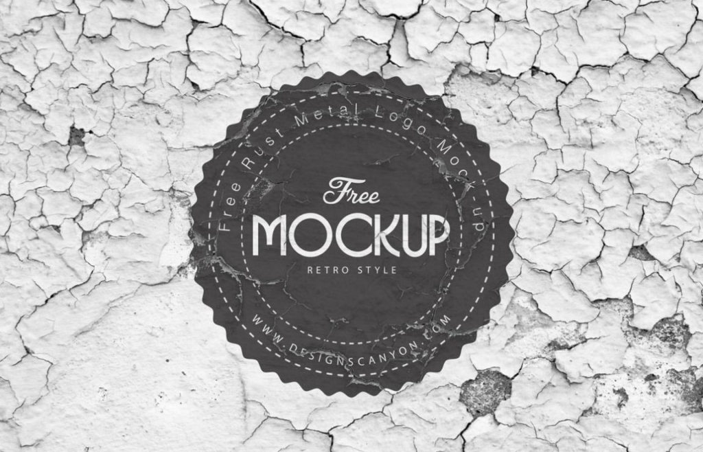 Download Rust Metal Logo Mock-up | Free Mockups, Best Free PSD Mockups - ApeMockups