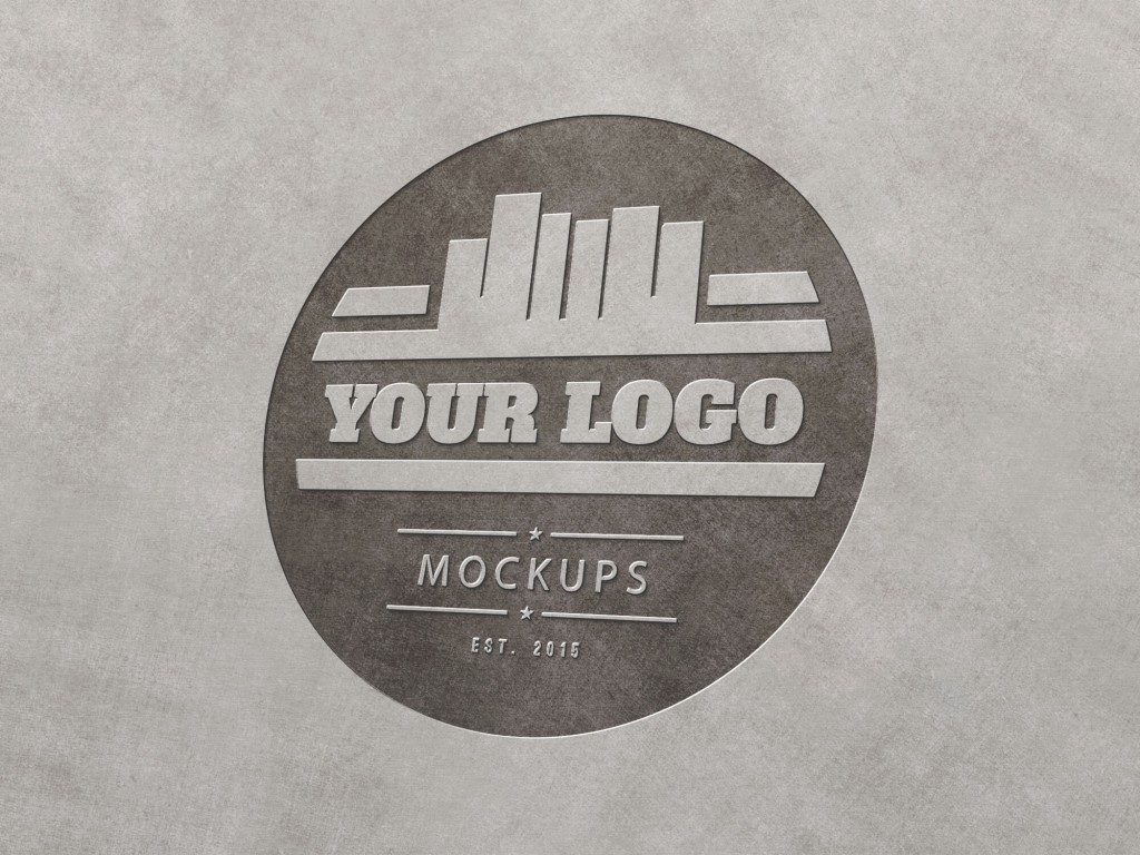 Metal Engraved Logo MockUp | Free Mockups, Best Free PSD ...