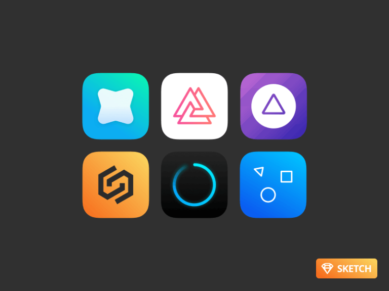 Download iOS App Icons made in Sketch | Free Mockups, Best Free PSD Mockups - ApeMockups