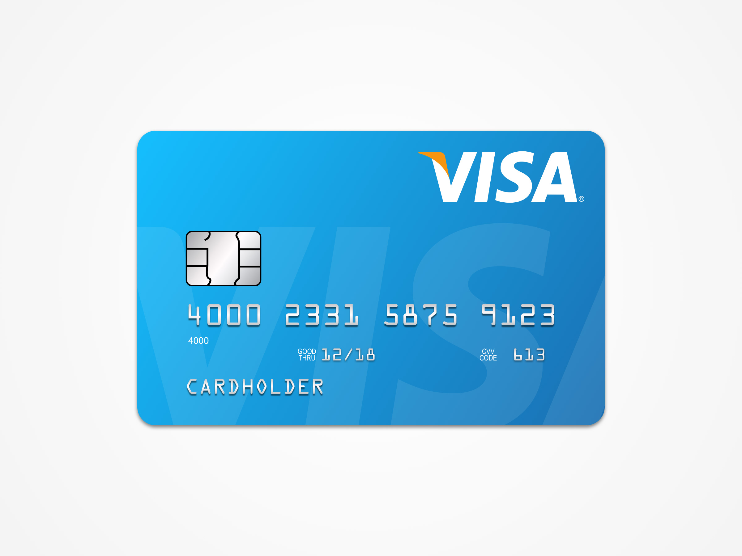credit card photoshop template free