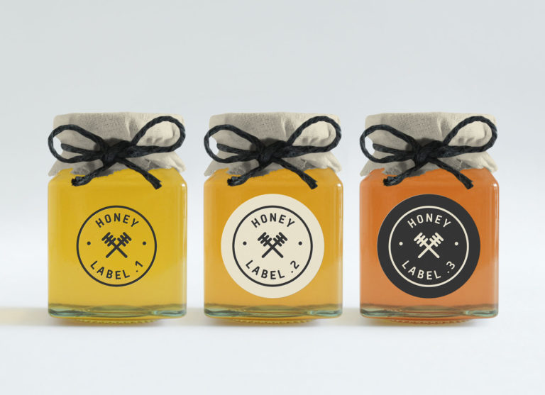 Download Free Honey Jar Bottle Mockup PSD | Free Mockups, Best Free ...