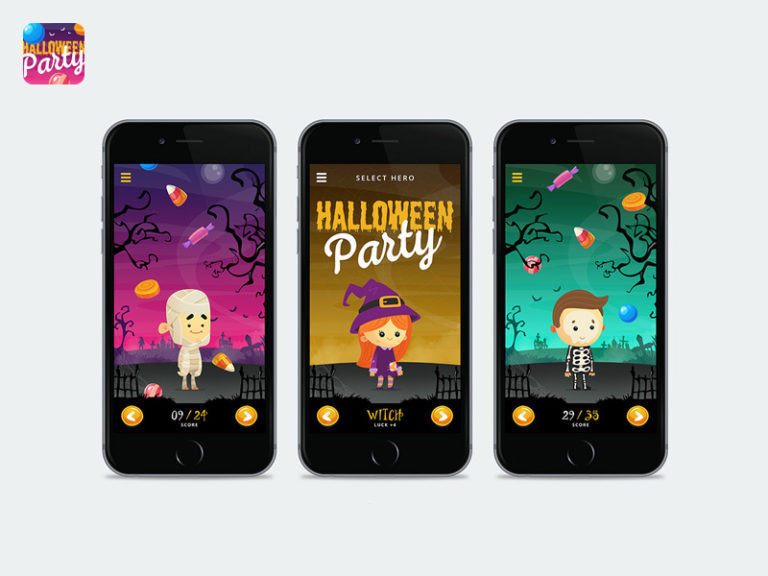 Download Halloween Game Kit - Free PSD | Free Mockups, Best Free PSD Mockups - ApeMockups