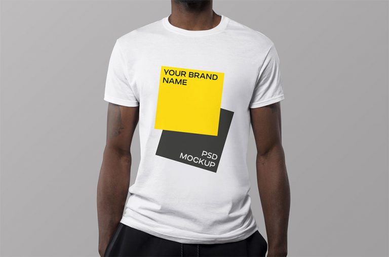Download Free Photo-Realistic T-Shirt Mockup