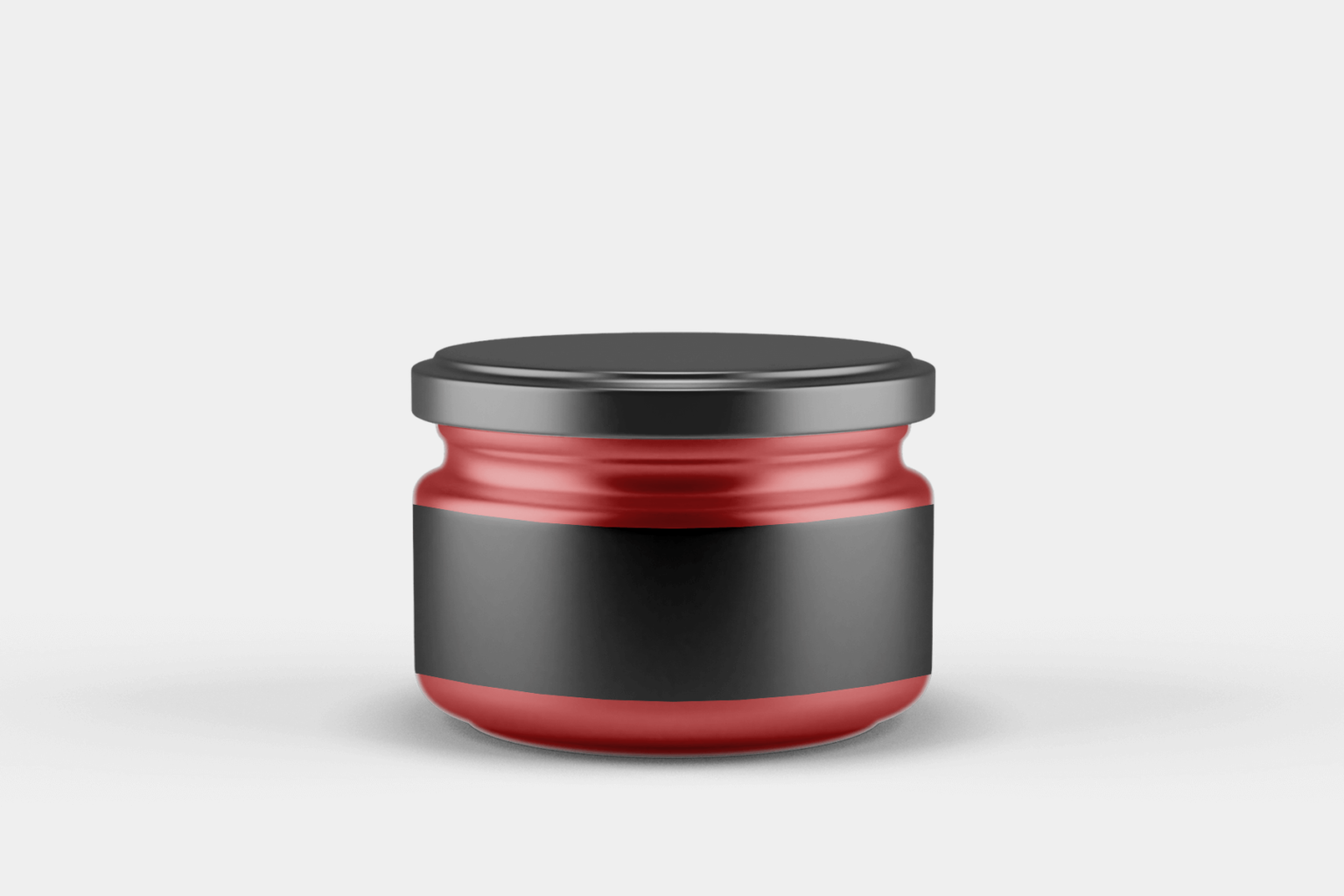 Download Free Small Glass Jar with Lid Mockup 2